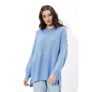 NWOT American Eagle Oversized Dreamspun Long Sleeve Crew Neck Sweater